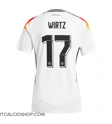 Germania Florian Wirtz #17 Prima Maglia Femmina Europei 2024 Manica Corta